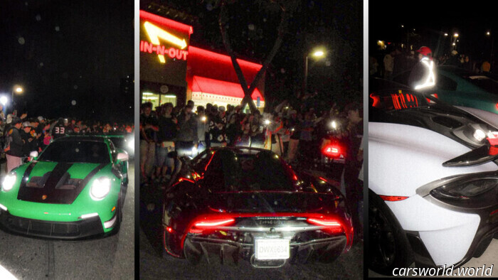 Las noches de Monterey fueron tomadas por multitudes que dejaron las calles cubiertas de caucho | Carscoops